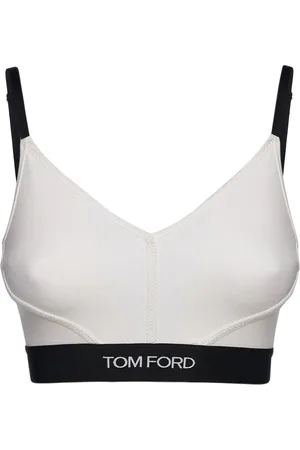 Tom Ford Tank Top Cropped In Techno Jersey