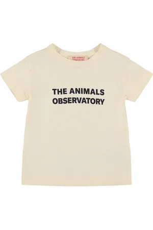 The Animals Observatory T-shirt In Jersey Di Cotone Stampato