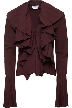 Alexander McQueen Top In Misto Viscosa