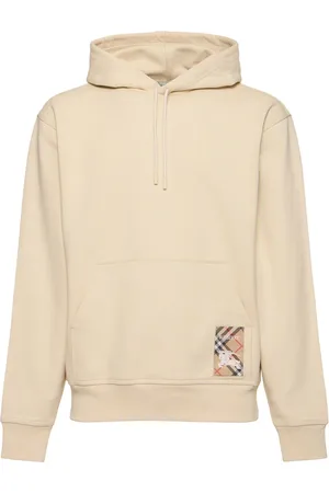 Burberry Felpa Check Con Cappuccio