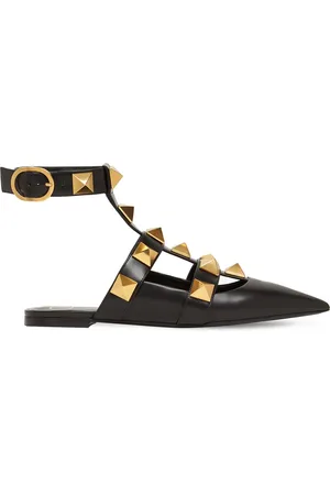 VALENTINO GARAVANI Sandali Roman Stud In Pelle 10mm