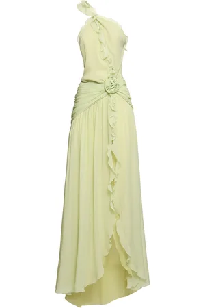 BLUMARINE Vestito In Organza Di Seta / Ruches