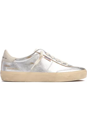 Golden Goose Sneakers Soul Star In Pelle Laminata 20mm