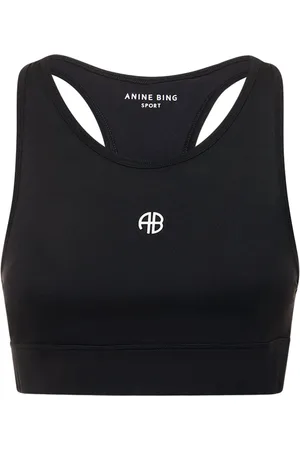 ANINE BING Top Sportivo Blair In Jersey Stretch