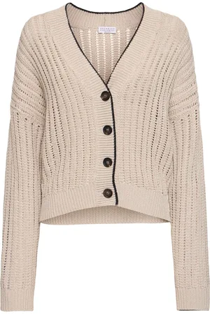 Brunello Cucinelli Cardigan In Maglia Di Cotone