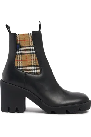 Burberry Stivaletti Chelsea Lf Stride In Pelle 85mm