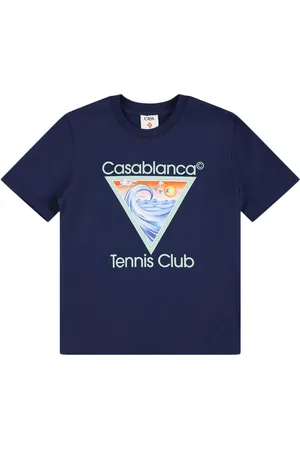 Casablanca T-shirt In Jersey Di Cotone Con Logo