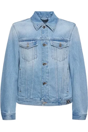 VERSACE Giacca In Denim Stonewashed