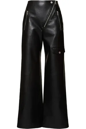 Nanushka Pantaloni Dritti Hayes Con Zip