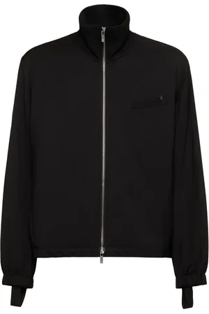 Helmut Lang Bomber In Lana Con Zip