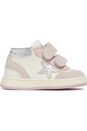 Golden Goose Scarpe Neonato June Basket In Pelle