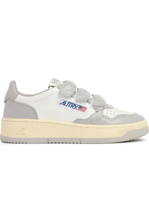 Autry Sneakers Basse Kidstripes In Pelle Con Strap