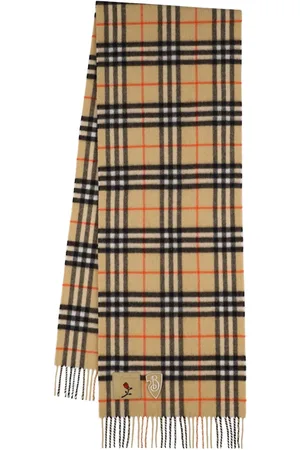 Burberry Sciarpa Check Con Patch