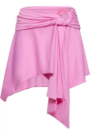 The Attico Minigonna In Jersey Con Anello