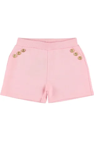 Balmain Shorts In Felpa Di Cotone