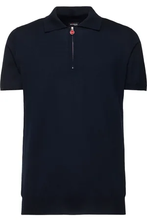 Kiton Polo In Cotone Con Zip