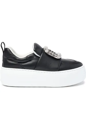 Roger Vivier Sneakers Puffy Choc In Pelle 50mm