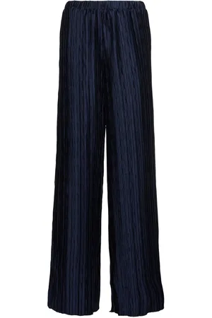 16Arlington Pantaloni Larghi Mandrake In Raso Plissé