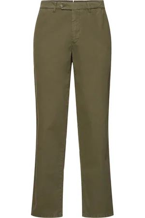 Aspesi Pantaloni Tinti In Capo In Gabardina Di Cotone