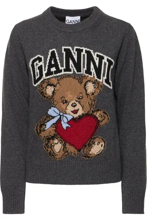 Ganni Maglia In Misto Lana