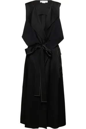 Victoria Beckham Vestito Midi In Misto Viscosa