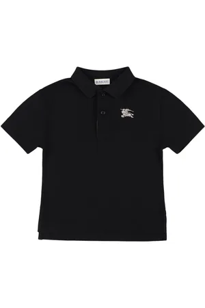 Burberry Polo In Jersey Di Cotone Piqué
