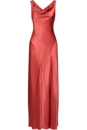 Alberta Ferretti Vestito In Raso