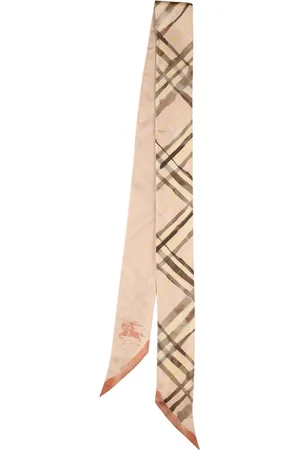 Burberry Foulard In Seta Stampata