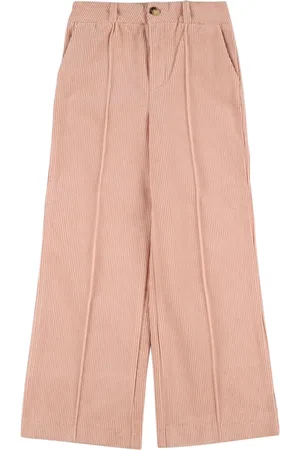 Chloé Pantaloni In Cotone Millerighe