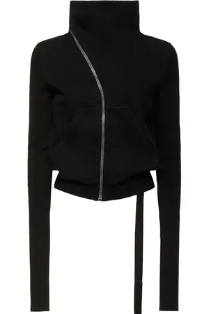 Rick Owens Felpa Mountain Collo Alto In Jersey