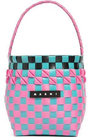 Marni Borsa A Secchiello Intrecciata Color Block
