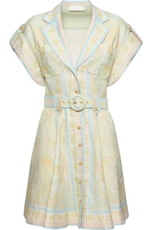 ZIMMERMANN Vestito Mini Acacia In Lino