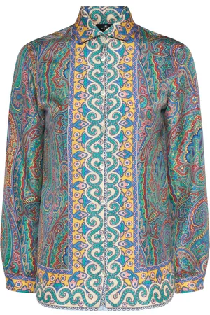 Etro Camicia In Seta Stampata
