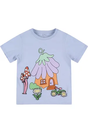 Stella McCartney T-shirt In Jersey Di Cotone Stampato