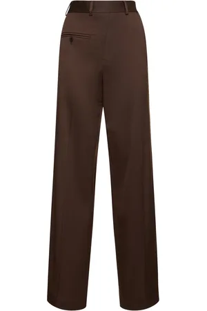 Maison Margiela Pantaloni Dritti Sartoriali In Misto Lana