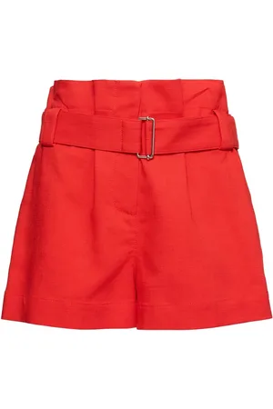 Msgm Shorts Vita Alta Con Cintura