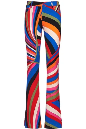 Puccini Pantaloni Dritti In Scuba Stretch