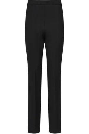 Sportmax Pantaloni Vita Alta Teoria In Misto Lana