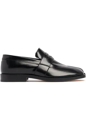 Maison Margiela Mocassini Tabi In Pelle Spazzolata 20mm
