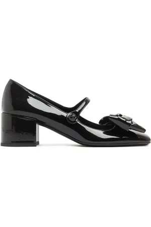 VALENTINO GARAVANI Décolleté Mary Jane Bowjane In Raso 50mm