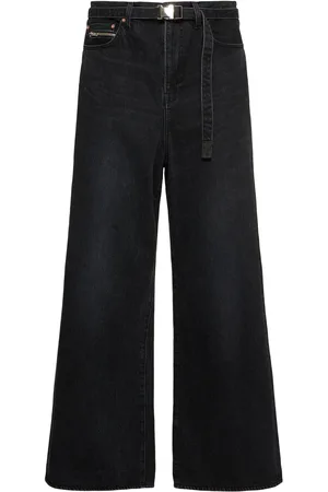 SACAI Jeans Larghi In Denim