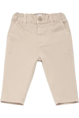 Emporio Armani Pantaloni In Gabardina Di Cotone