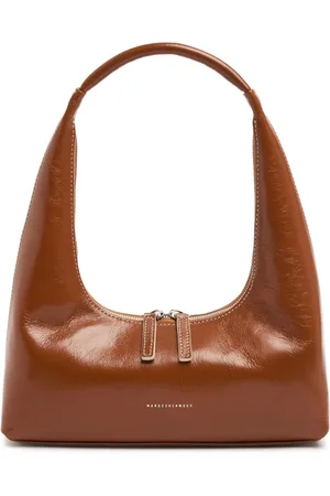 MARGE SHERWOOD Borsa Hobo In Pelle Craclé