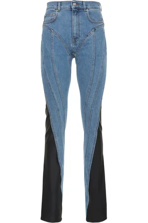 MUGLER Jeans Skinny In Denim E Jersey