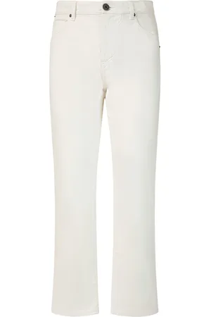 Balmain Jeans Regular Fit In Denim Di Cotone