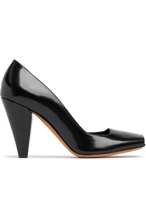 Khaite Décolleté Open Toe Cedar In Pelle 90mm