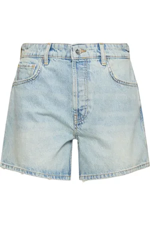 ANINE BING Shorts Dalton In Denim Di Cotone