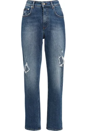 Dolce & Gabbana Jeans Boyfriend Fit In Distressed