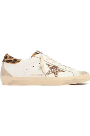 Golden Goose Sneakers Lvr Exclusive Super-star In Camoscio