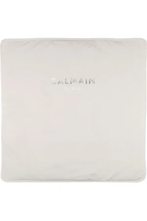 Balmain Coperta In Cotone Imbottita